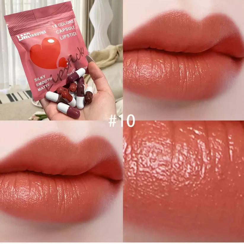 Mini 18 Matte Capsule Lipstick Set