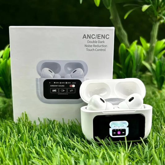 Airpods A9 Pro + LED Touch Display Premium Quality With Noise Cancellation