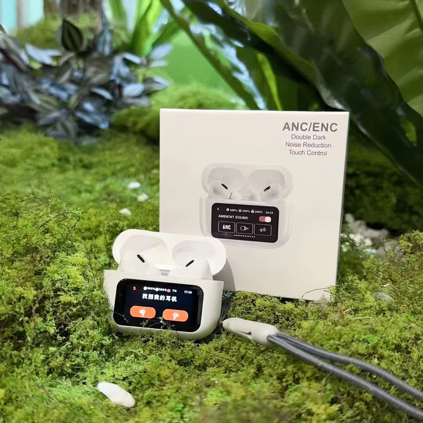Airpods A9 Pro + LED Touch Display Premium Quality With Noise Cancellation