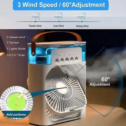 AC / Air Cooling Fan With Mist Spray