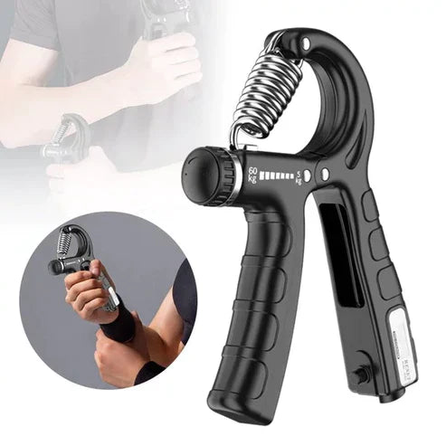 Adjustable Hand Gripper with Built-in Counter – Grip Strength Trainer for Forearm, Wrist & Finger Exercise (Random Color)